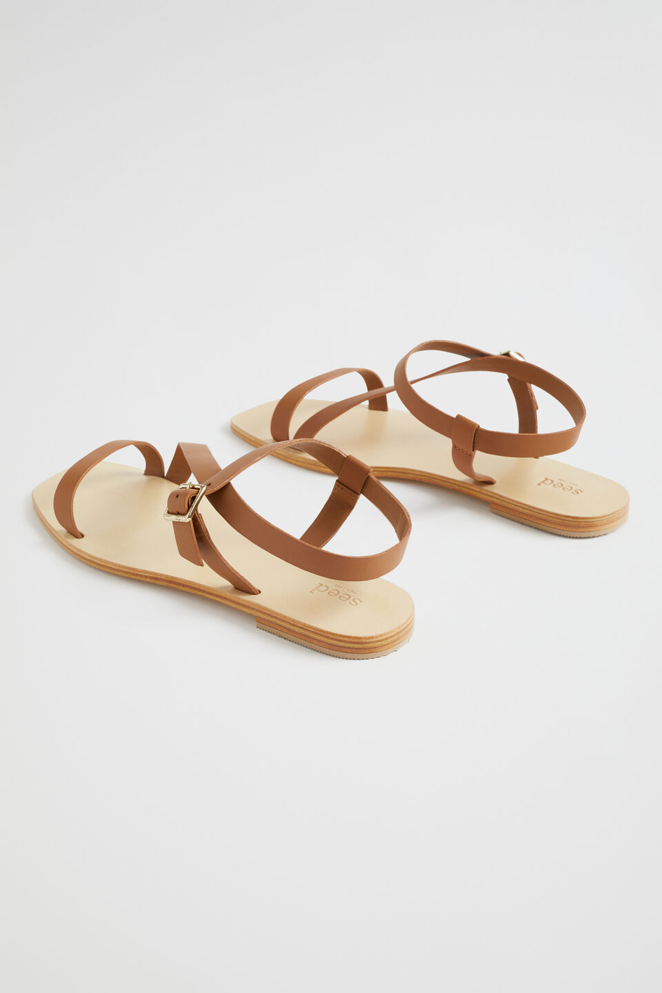 Lexi Leather Sandal  Tan