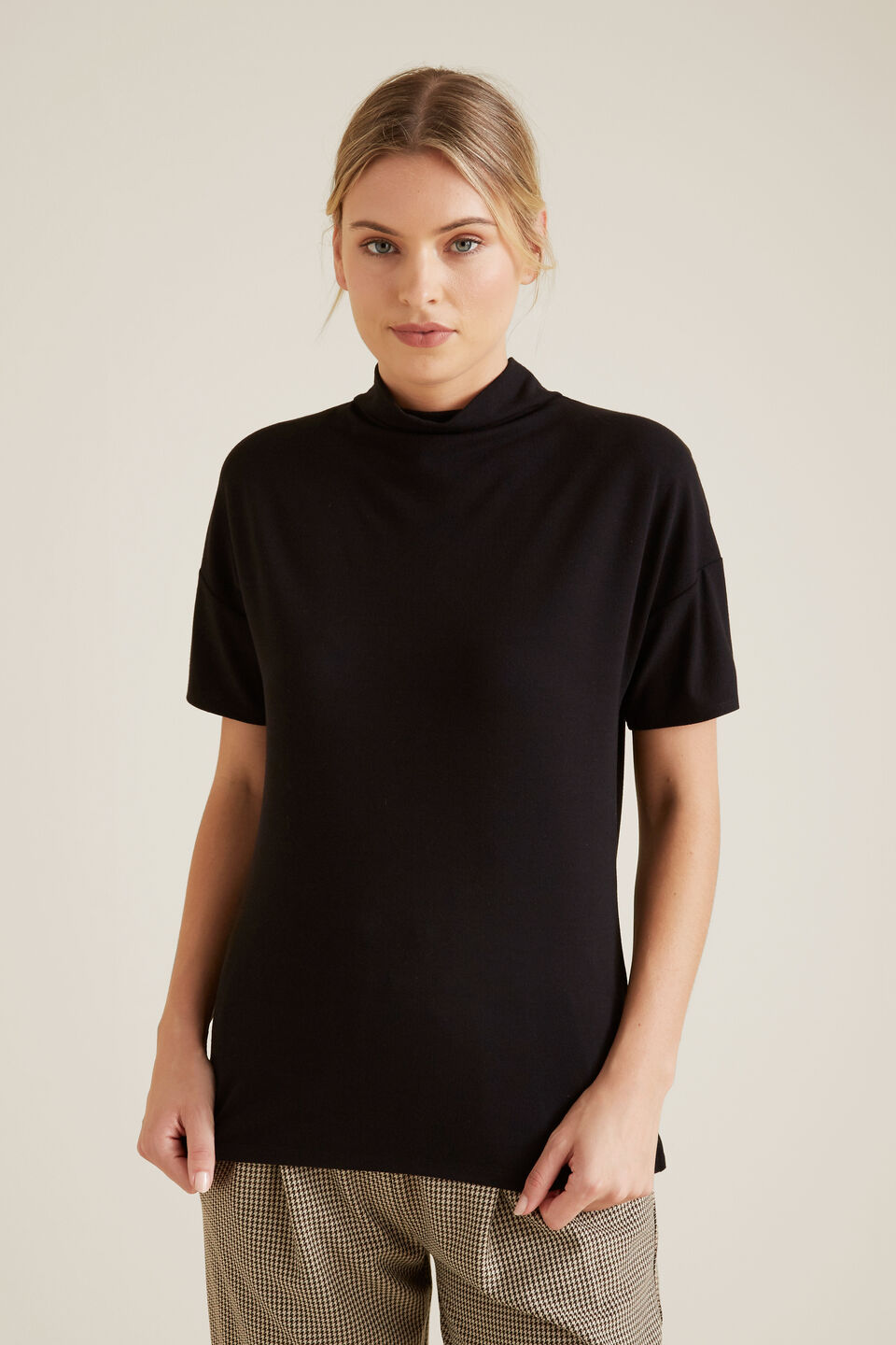 Mock Neck Top  