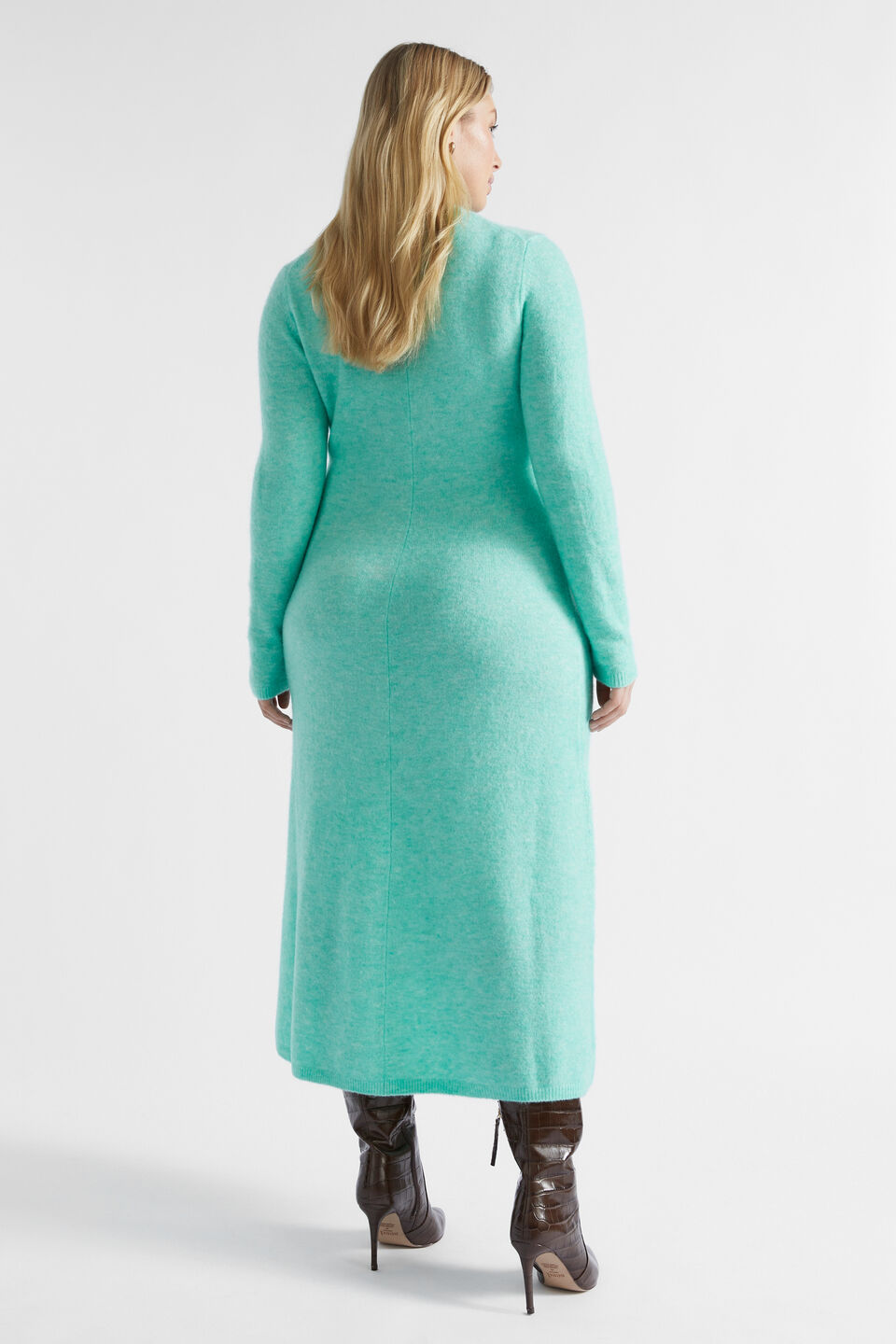 Seam Front Knit Dress  Opal Marle