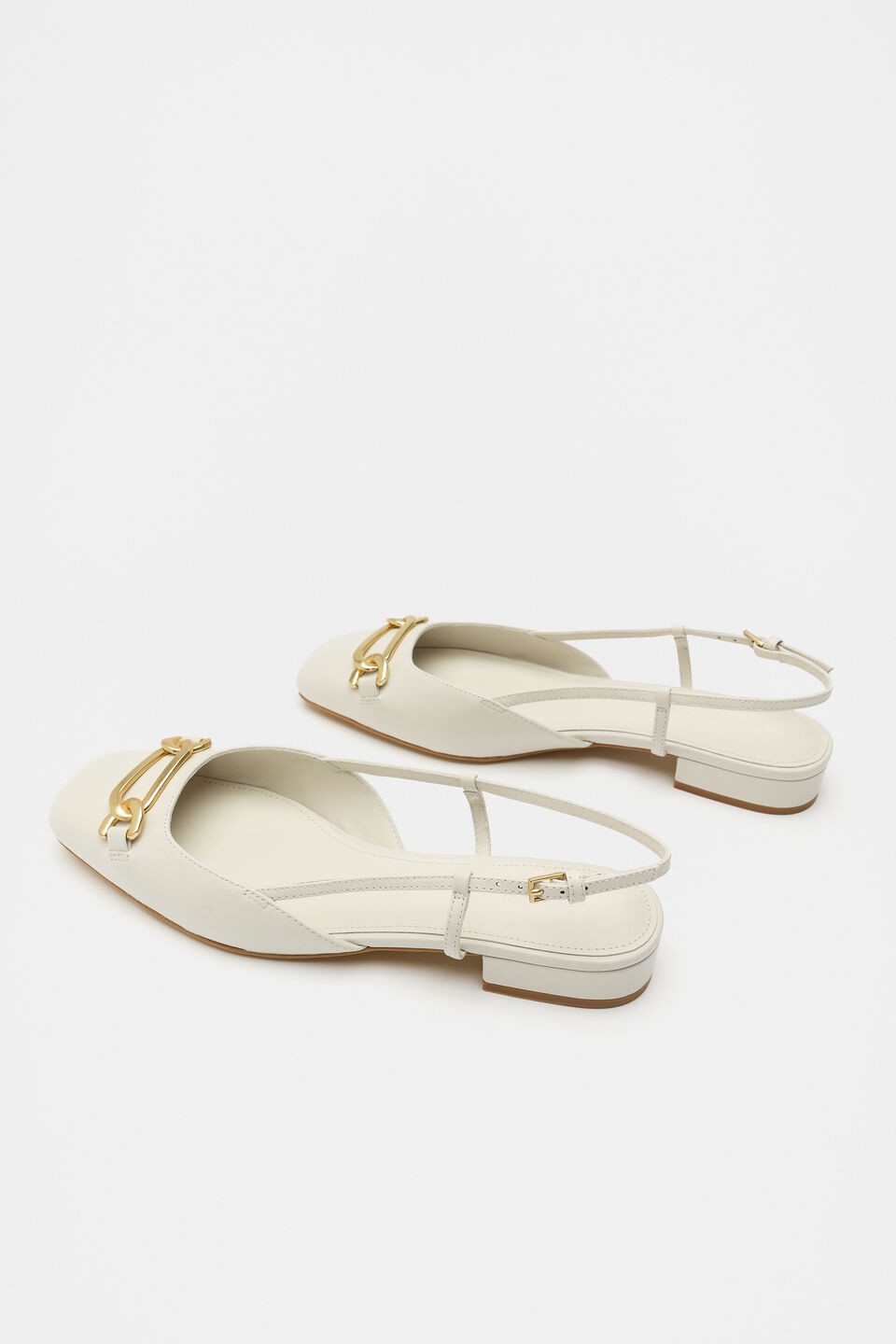 Kendra Slingback Flat  Cream