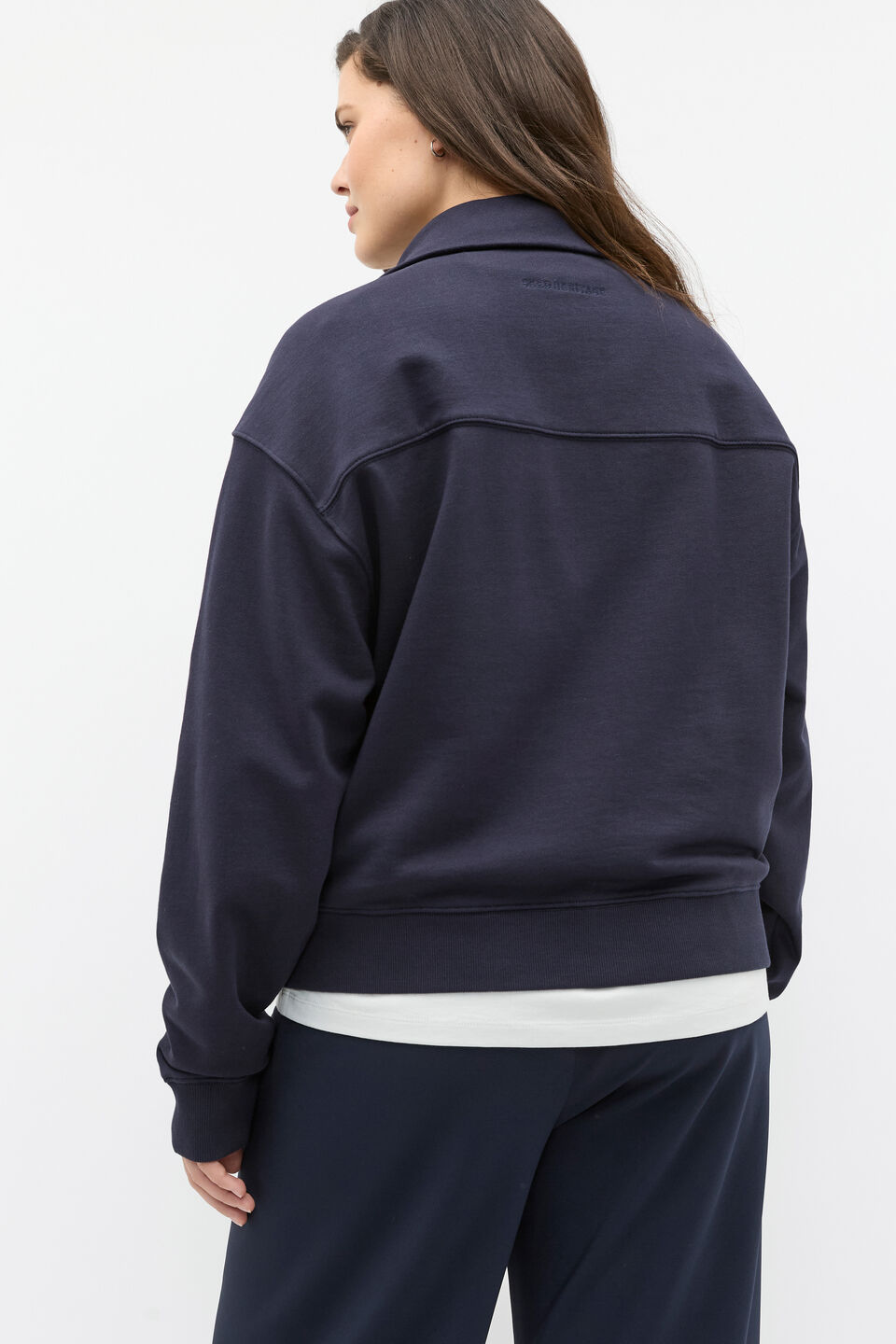 Core Heritage Half Zip Sweat  Twilight Blue