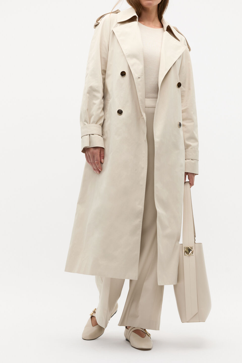 Minimalist Trench  Oat
