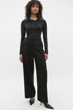 Tailored Pleat Pant  Black  hi-res