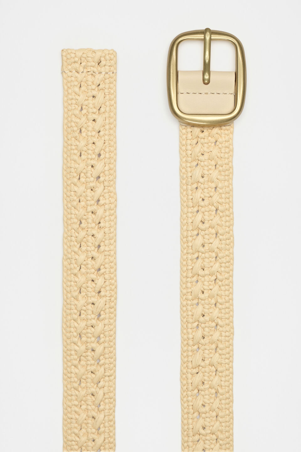 Zola Braided Belt  Natural