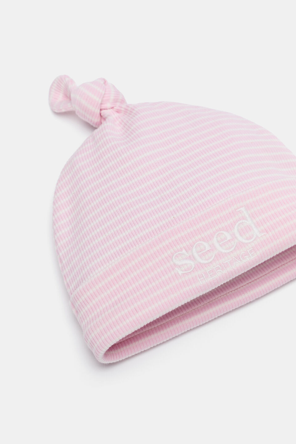 Core Rib Logo Hat  Posie Stripe