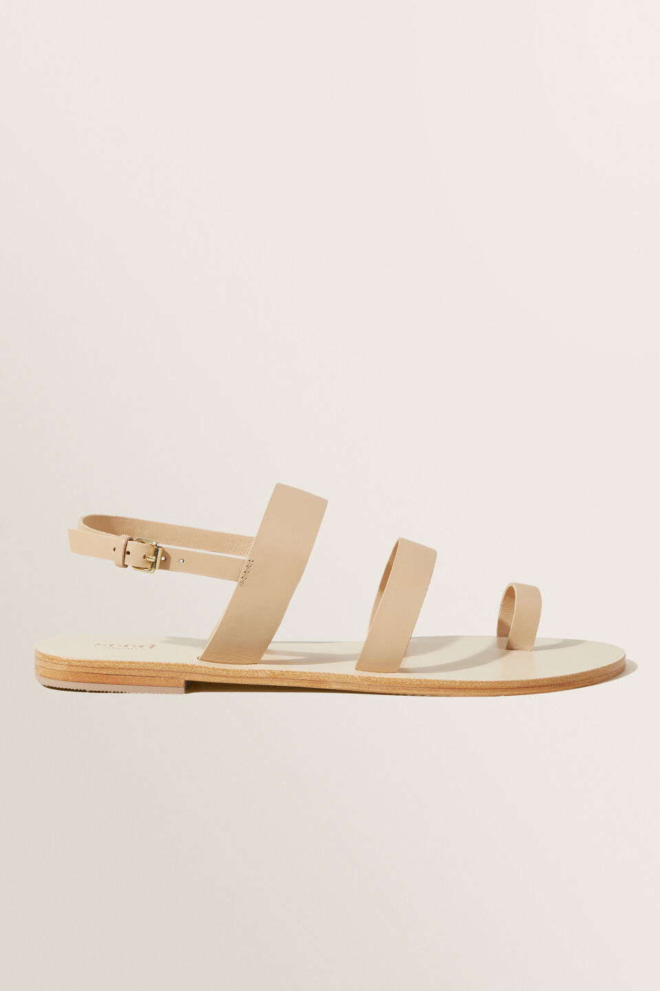 Ashley Leather Sandal  Sand