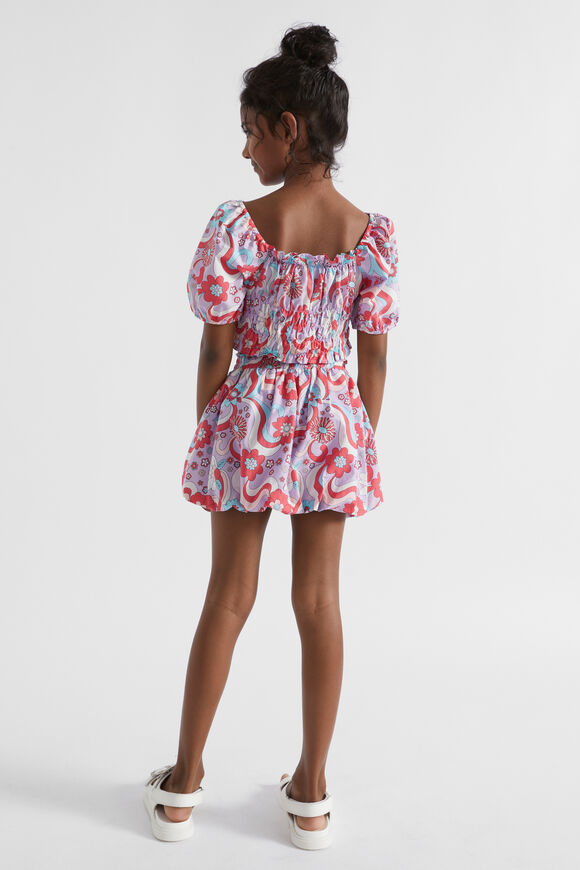 Floral Wave Top  Lavender  hi-res