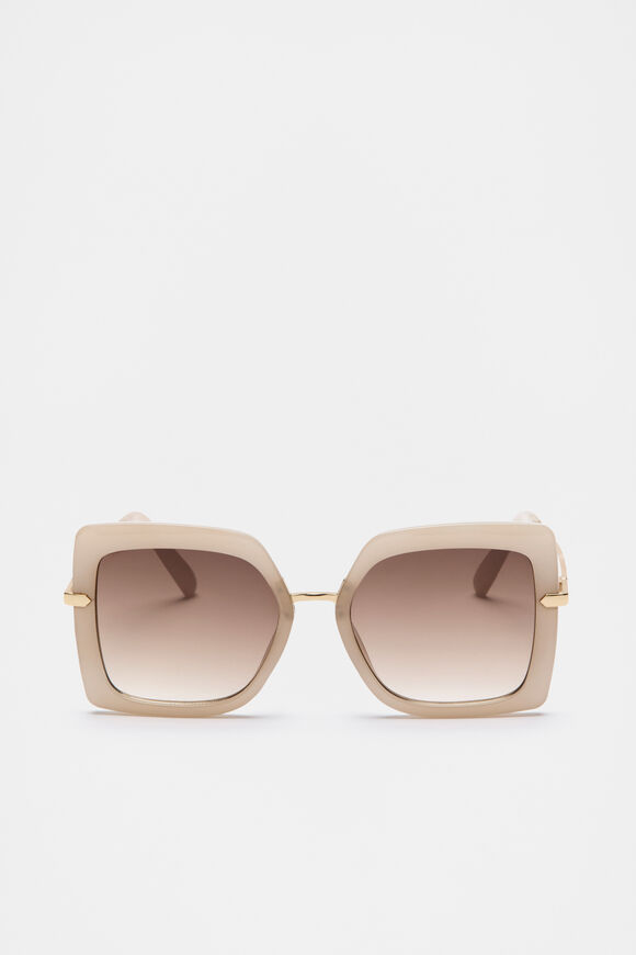 Sophie Oversized Sunglasses  Oat  hi-res