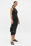 Knit Tank Midi Dress  Black  hi-res