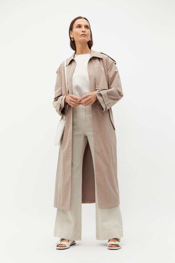 Parachute Trench Coat  Cookie  hi-res
