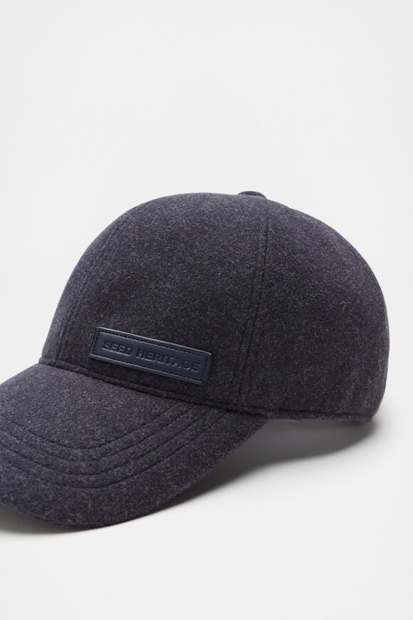 Felt Cap  Dark Blue  hi-res
