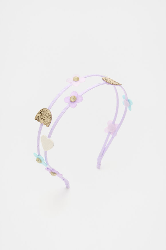 Double Headband  Lavender  hi-res