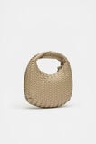 Leather Woven Handbag  Rye  hi-res