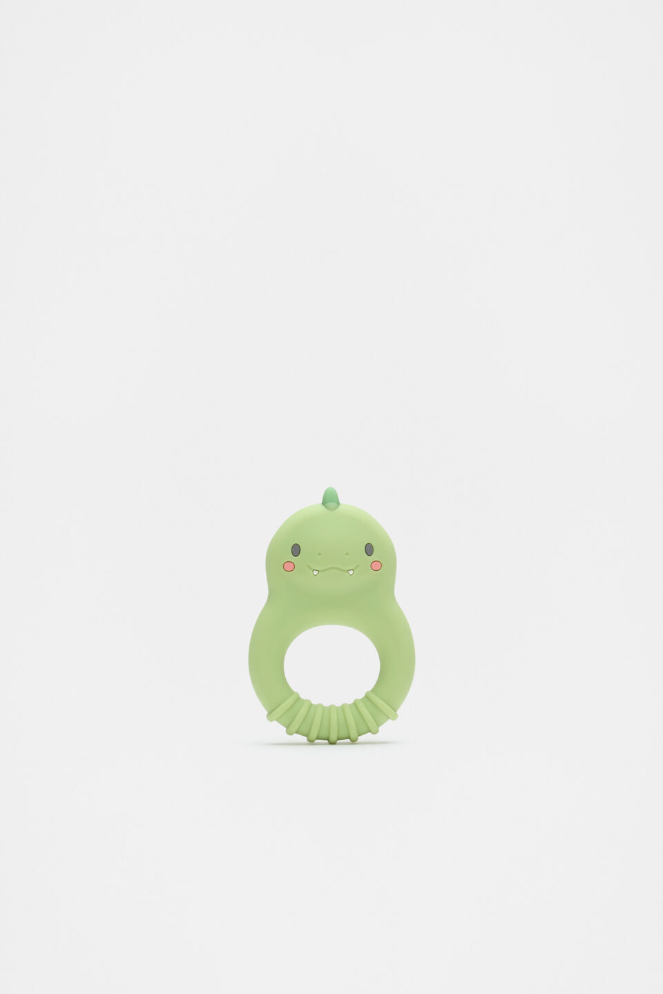 Dino Silicone Teether  Green