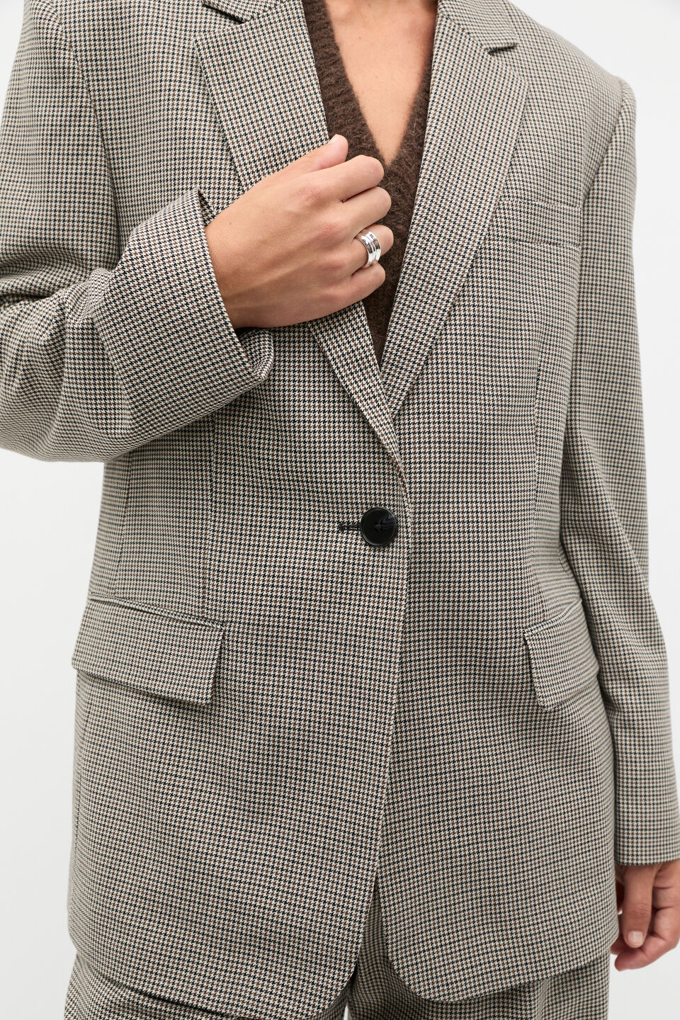 Mini Houndstooth Blazer  Houndstooth