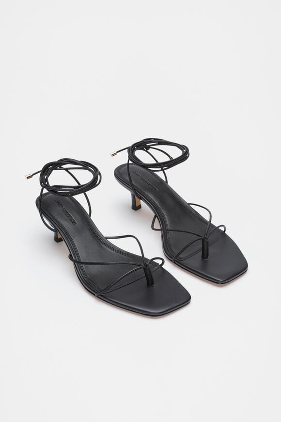 Stevie Lace Up Heel  Black  hi-res