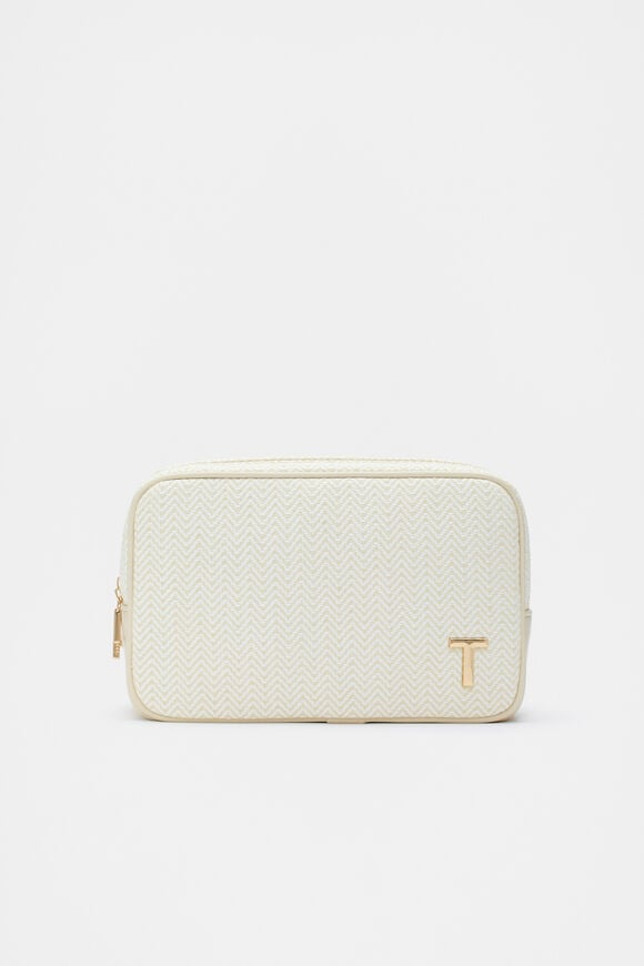 Initials Make Up Bag  T  hi-res
