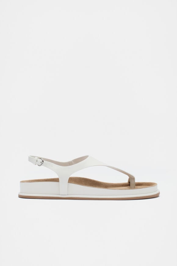 Tina Toe Loop Sandal  White  hi-res
