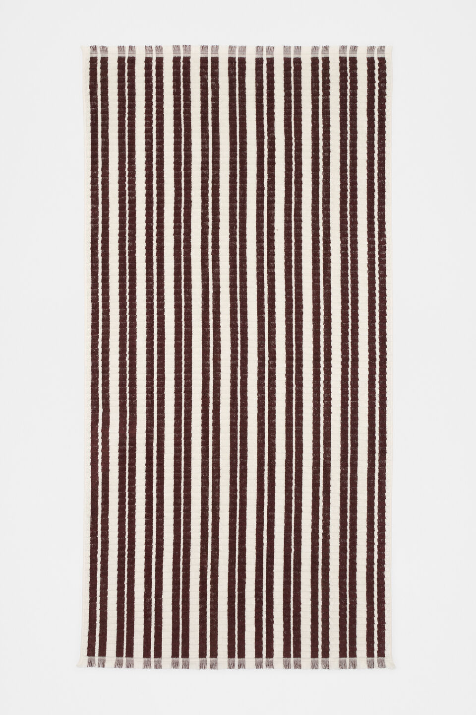 Pascoe Bath Sheet  Claret