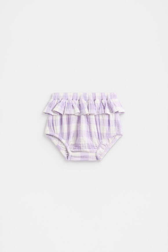 Gingham Bloomer  Bright Lavender  hi-res