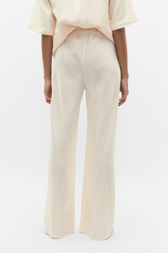 Crinkled Satin Pant  Coconut Cream  hi-res