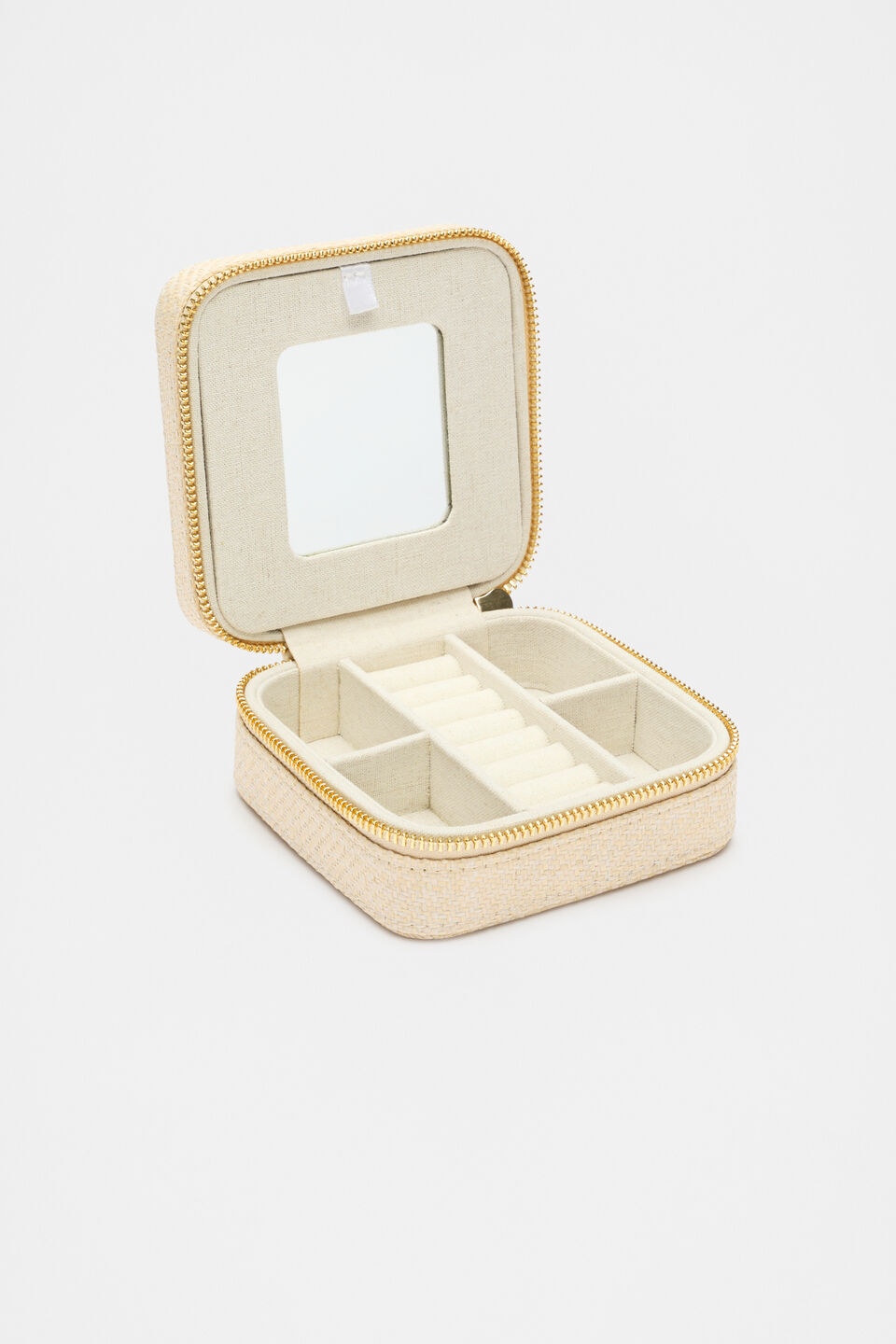 Square Jewellery Case  Natural