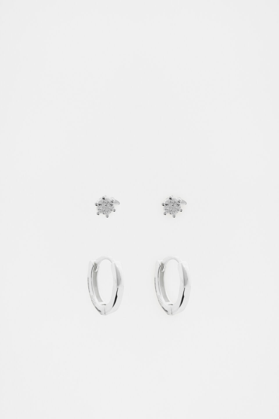 925 Earring Set  Silver