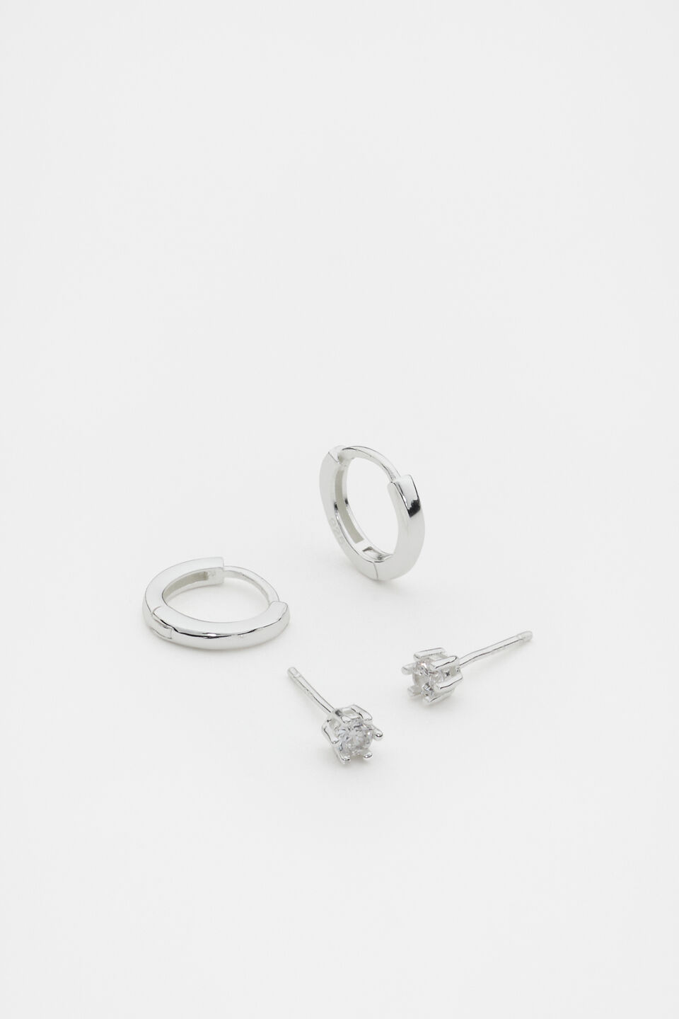 925 Earring Set  Silver