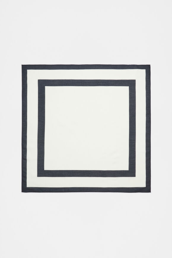 Printed Headscarf  Cream  hi-res