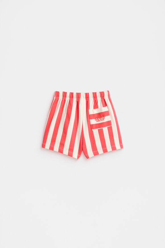 Core Stripe Logo Short  Strawberry Red  hi-res