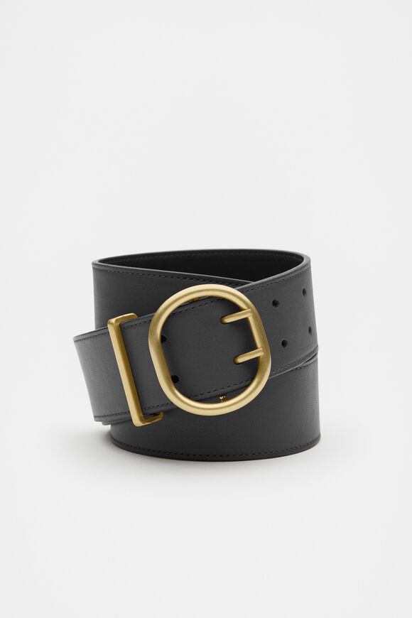 Reese Double Prong Belt  Black  hi-res