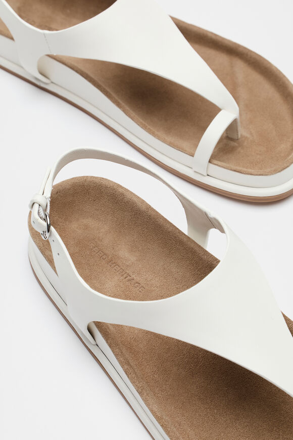 Tina Toe Loop Sandal  White  hi-res