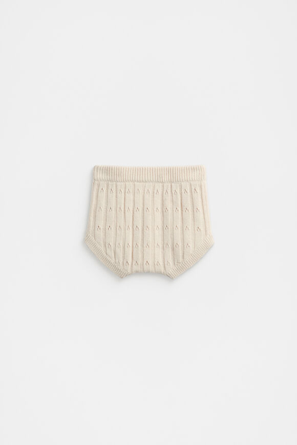Pointelle Knit Bloomer  Soft Cream  hi-res