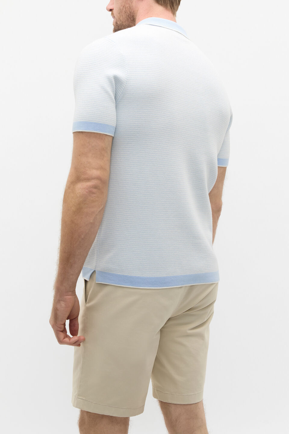 Two Tone Trophy Polo  Skyway