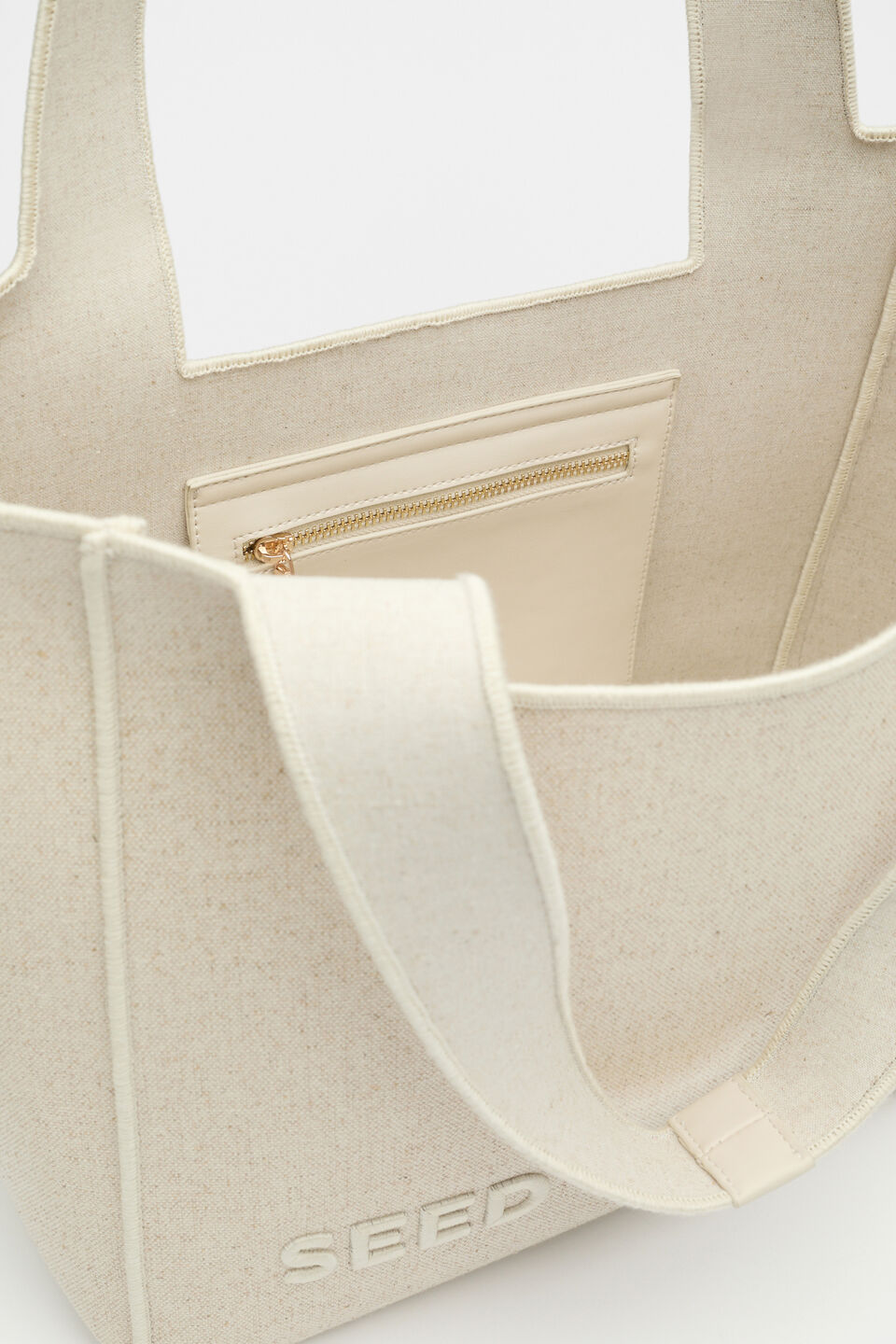 Fabric Logo Tote  Tofu