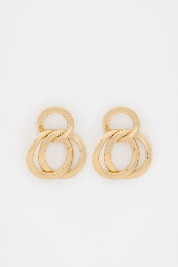 Large Links Drop Earring