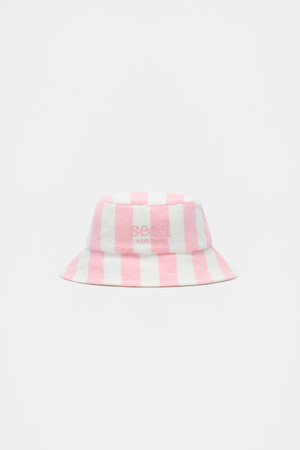 Stripe Logo Hat  Bubblegum