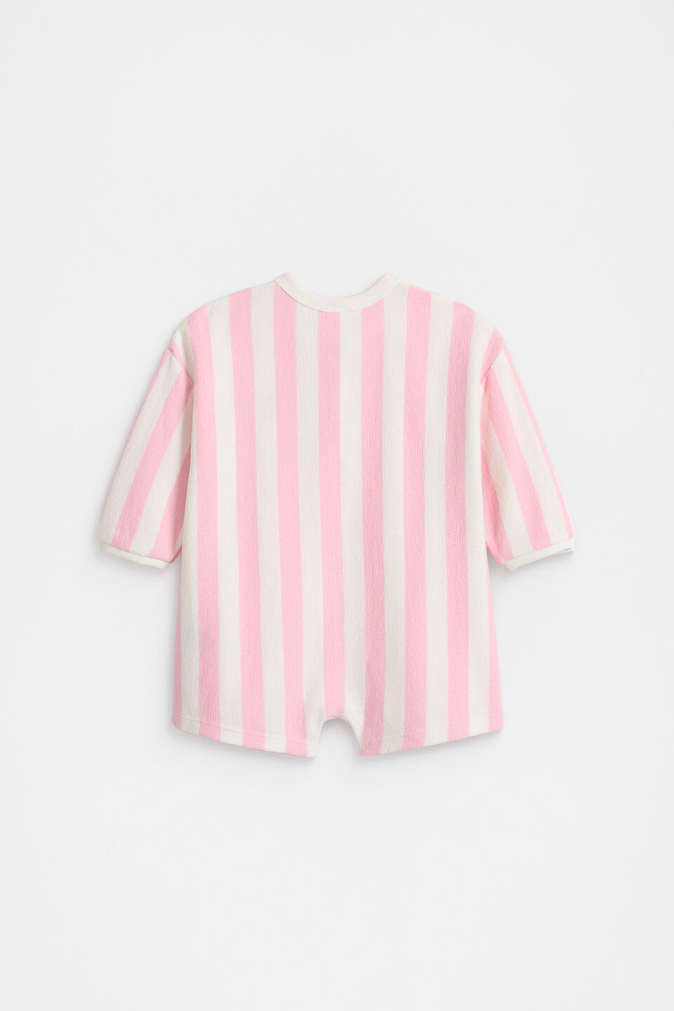 Stripe Logo Oversized Jumpsuit  Bubblegum