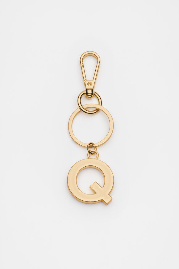 Gold Initials Keyring