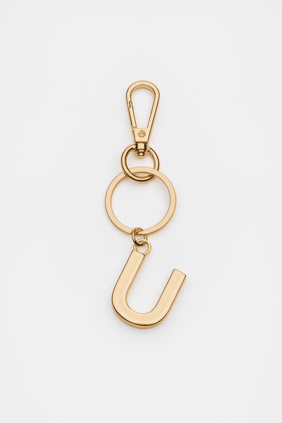 Gold Initials Keyring