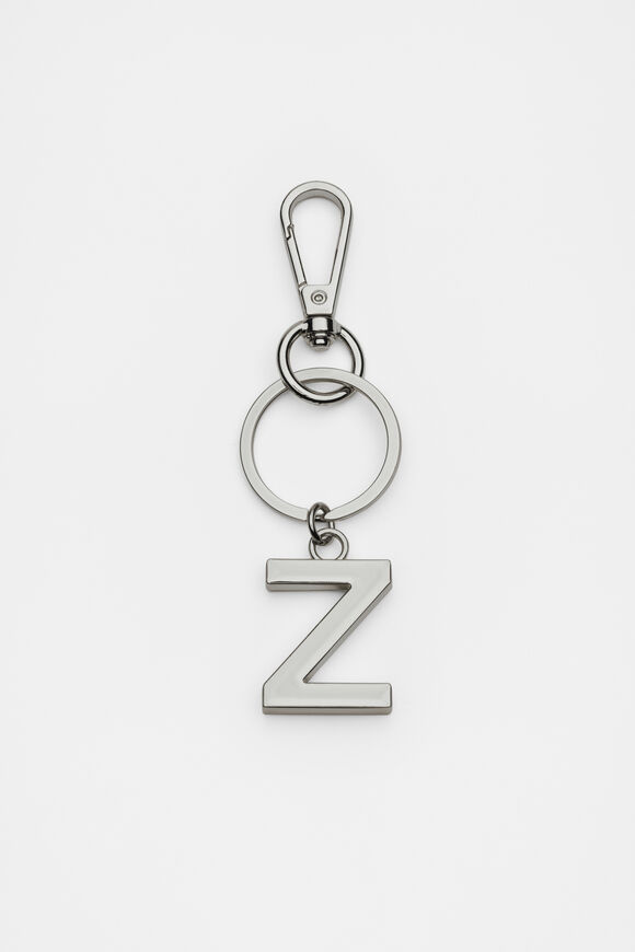 Silver Initials Keyring