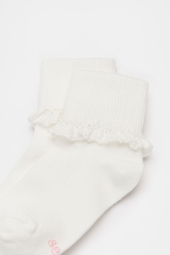 Baby Frill Sock  Vanilla  hi-res