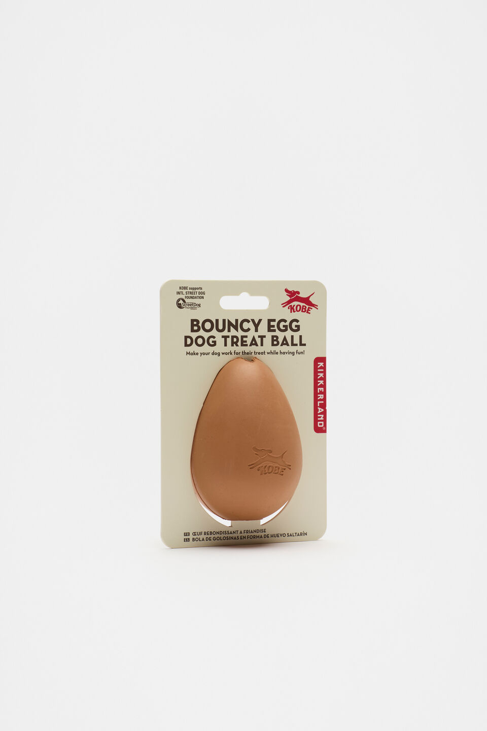 Bouncy Egg Dog Treat Ball  Multi