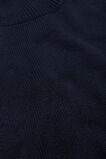 Rib Detail Poncho  Twilight Blue  hi-res