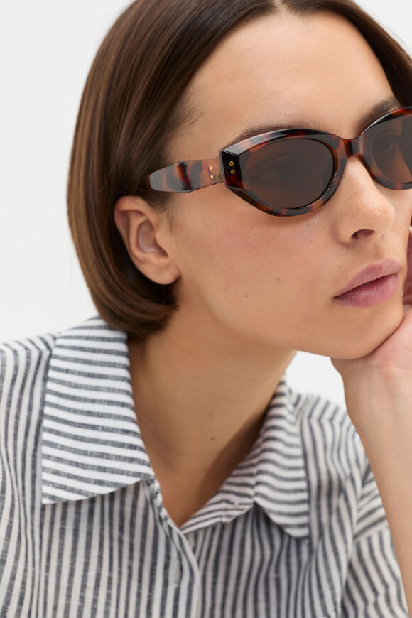 Lida Cat Eye Sunglasses  Dark Tort  hi-res