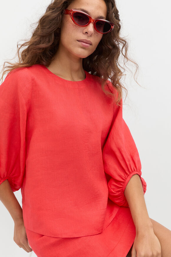 Lida Cat Eye Sunglasses  Electric Crimson  hi-res