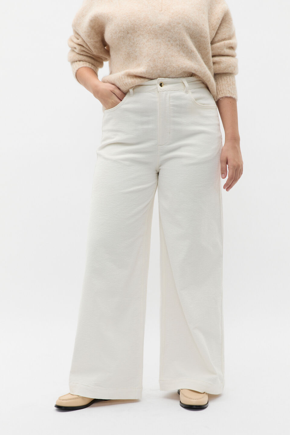 Corduroy Pant  Cloud Cream
