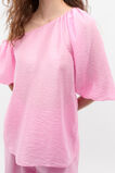 Asymmetric Blouson Top  Fairy Floss  hi-res