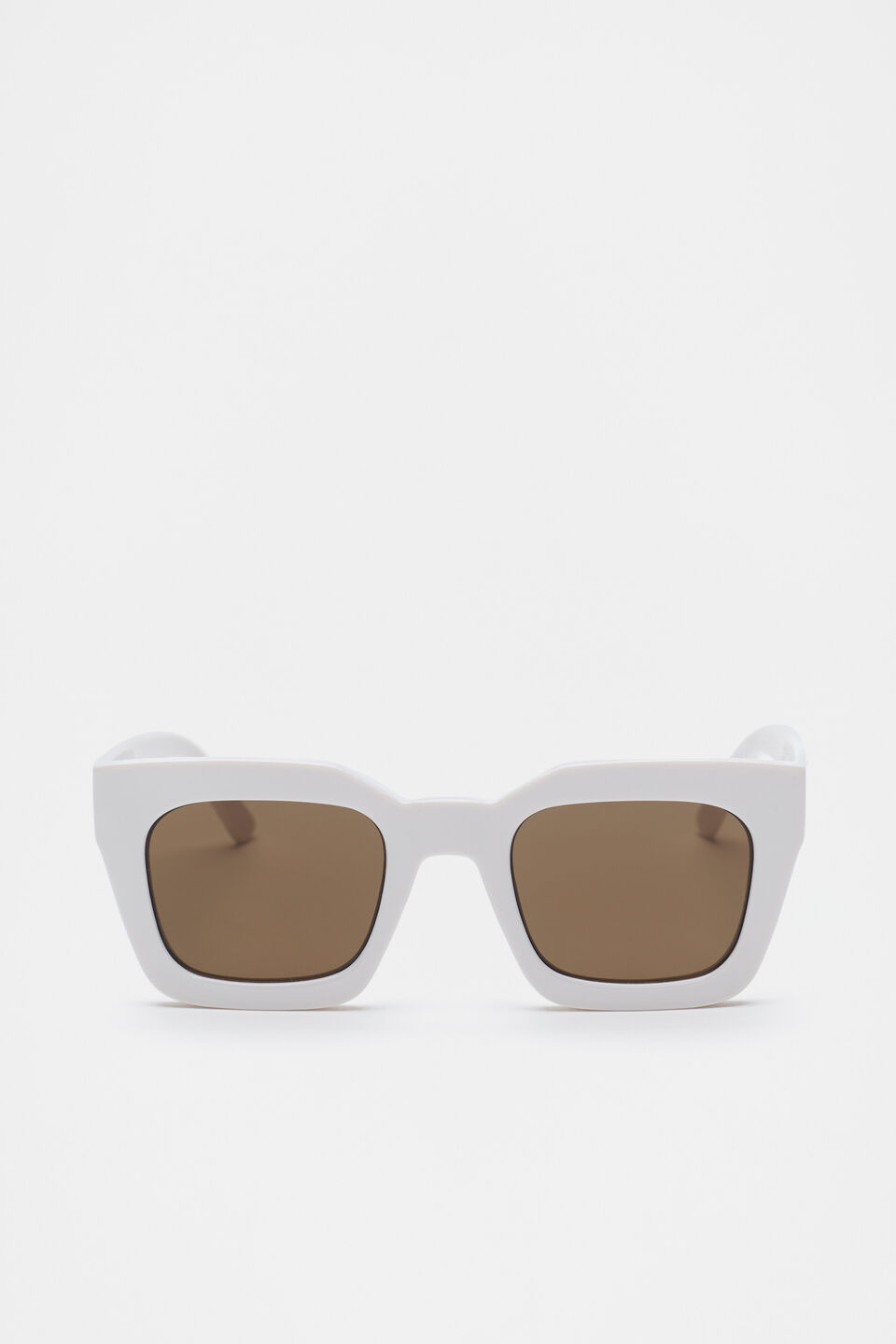 Caitlin Rectangle Sunglasses  Cloud Cream