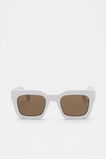 Caitlin Rectangle Sunglasses  Cloud Cream  hi-res